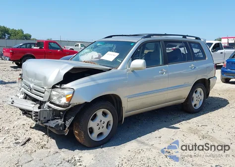 2006 Toyota Highlander Limited V6 из США, поврежденный, VIN JTEEP21A860181194